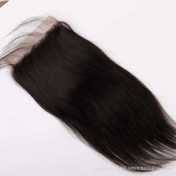 Wholesale 100% Human Hair 6*6 closure human hair Unprocessed Virgin Brazilian straight Hair Extension body wave